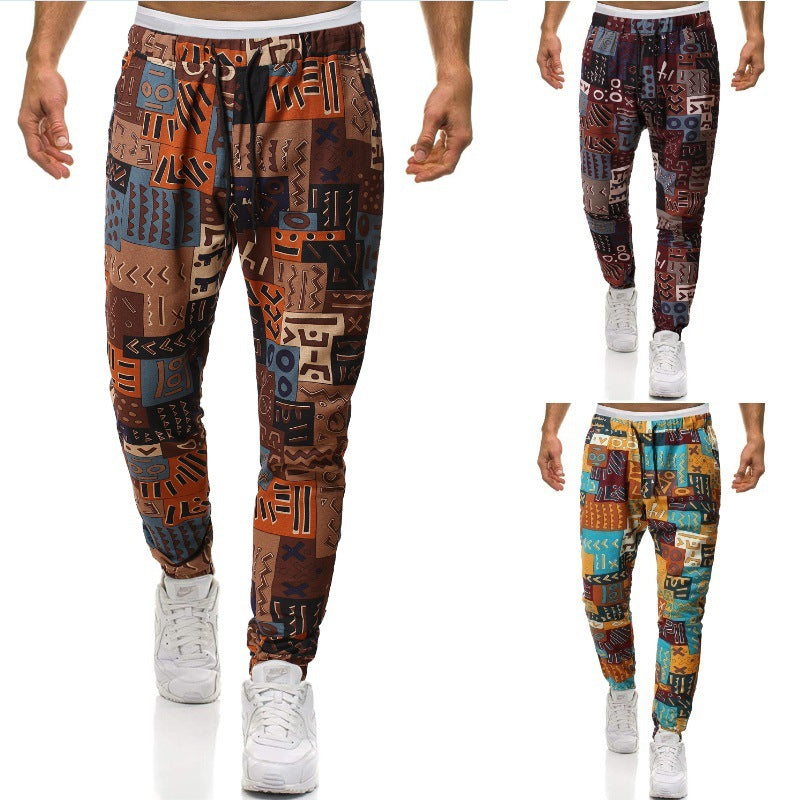 Fashion leisure pants for men with a unique London Lune London design