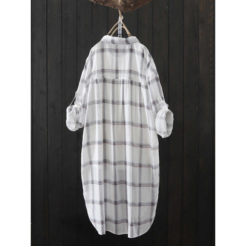 Lune London Women's Long Sleeve Flannel Shirt