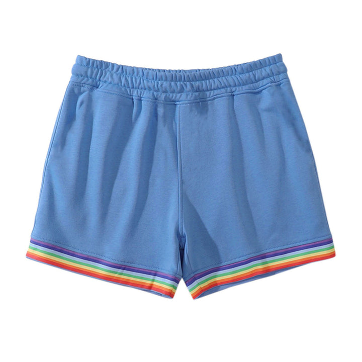 Lune London women's sporty leisure pants with colorful striped design