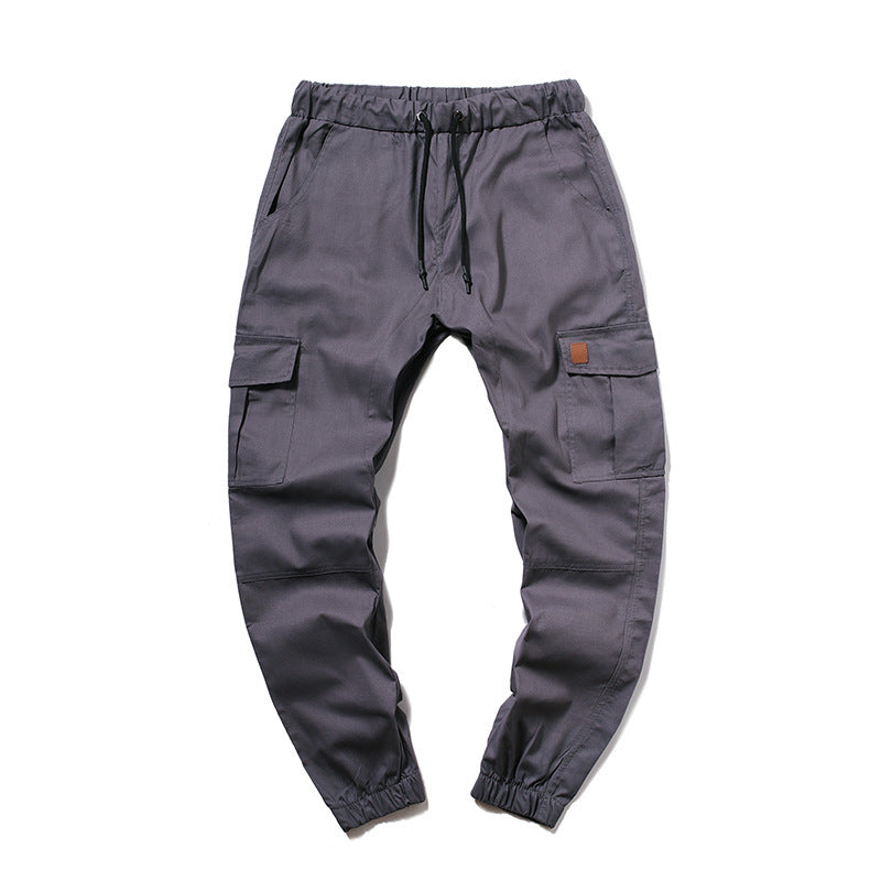 Men's cargo pants with elastic waist and practical pockets Lune London