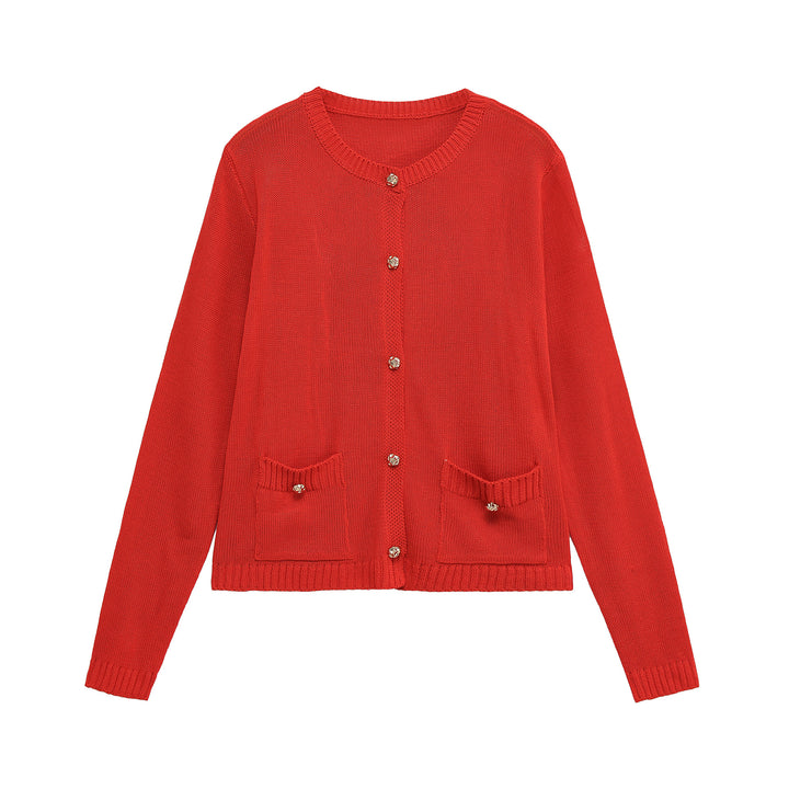 Elegant women's cardigan with practical pockets Lune London