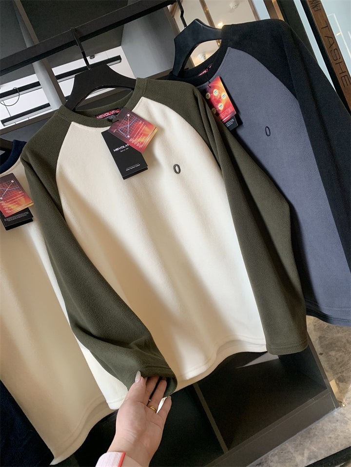 Femme haut en polaire avec manches raglan et grand confort de port Chic & Stil