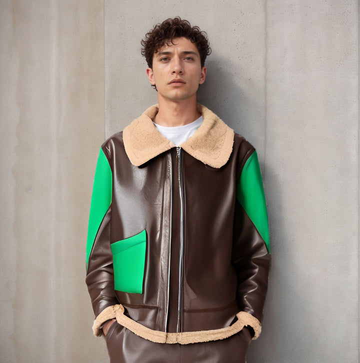 Chic and Stylish Women's Fashion Leather Jacket