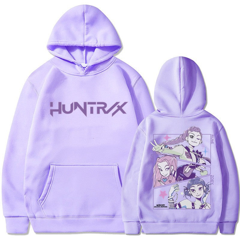 Women's hoodie with artistic anime print Chic & Stil