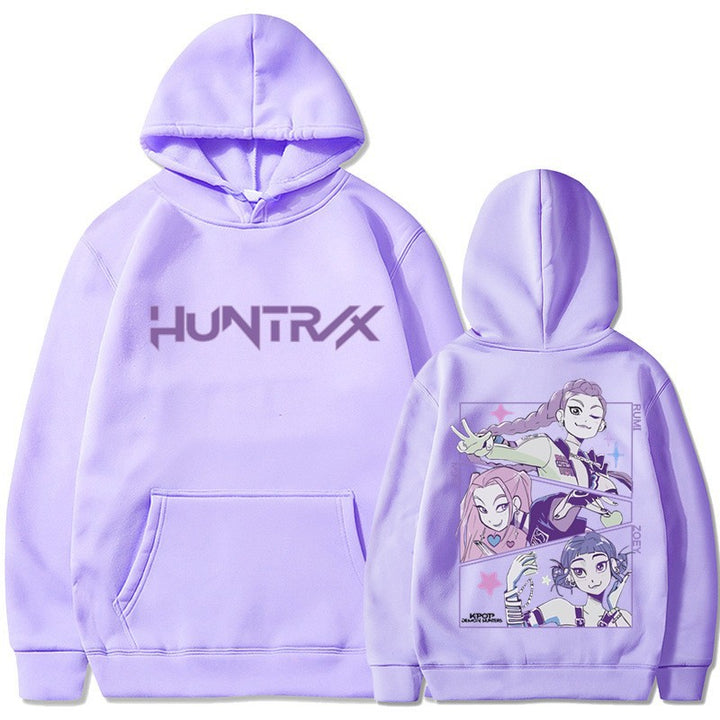 Women's hoodie with artistic anime print Chic & Stil