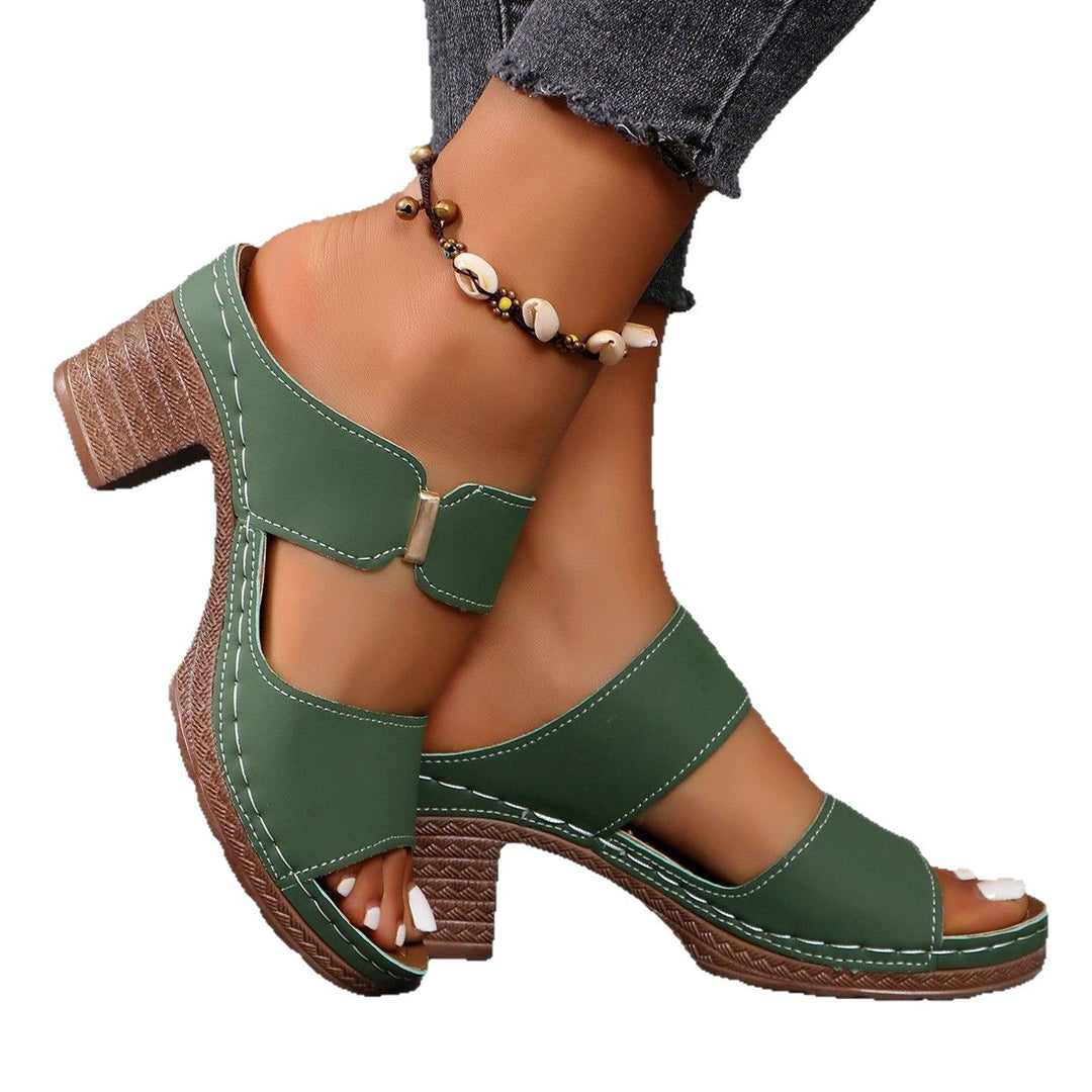 Lune London block heel sandals for women