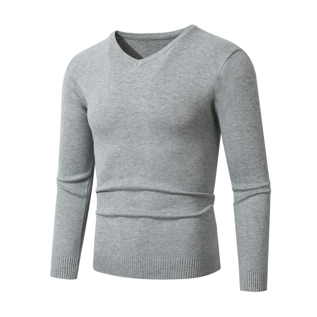 Elegant men's sweater with V-neck Lune London