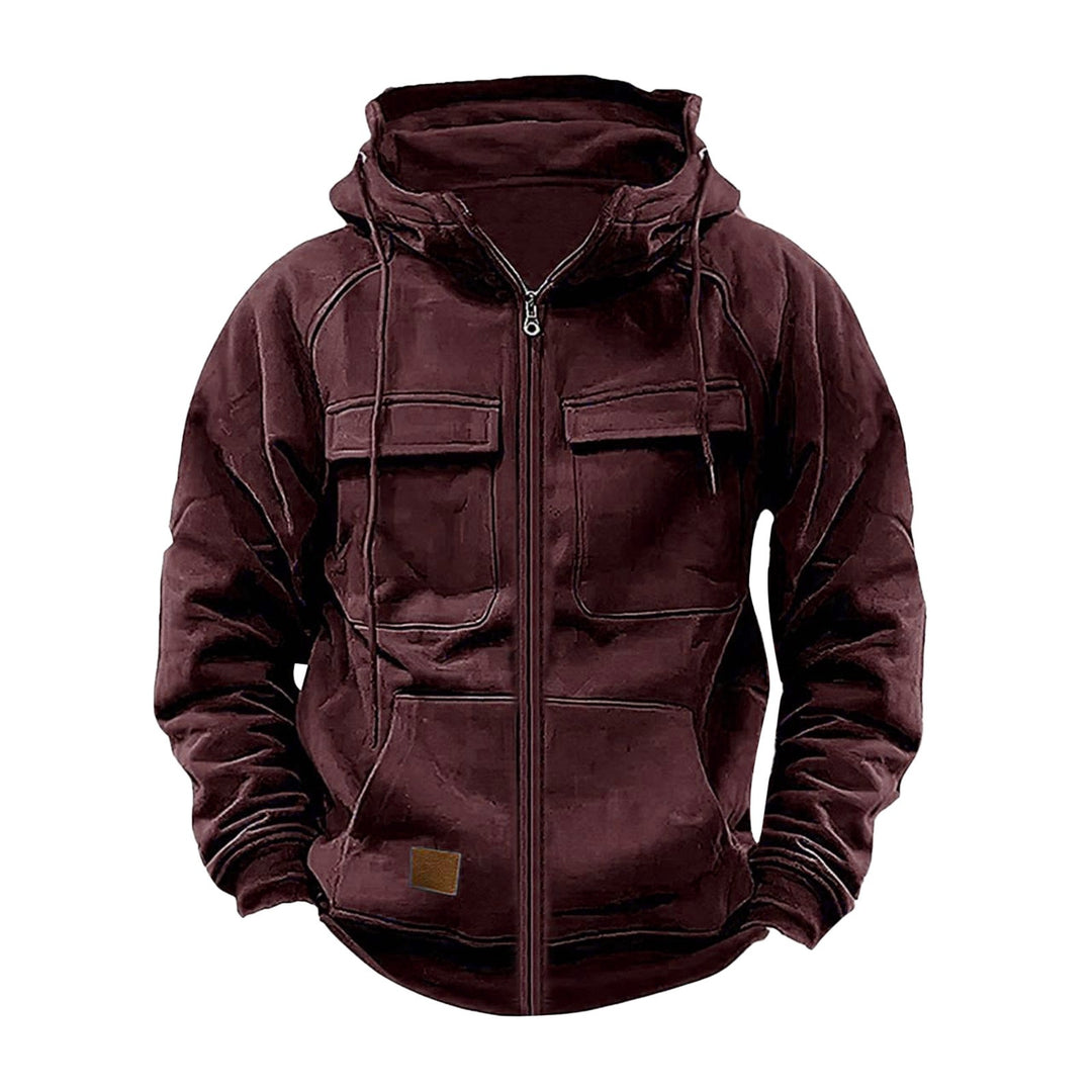 Men's hoodie jacket with practical pockets and robust design Lune London
