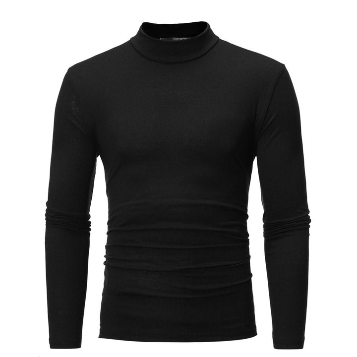 Long sleeve t-shirt for men with high collar and flattering cut Lune London