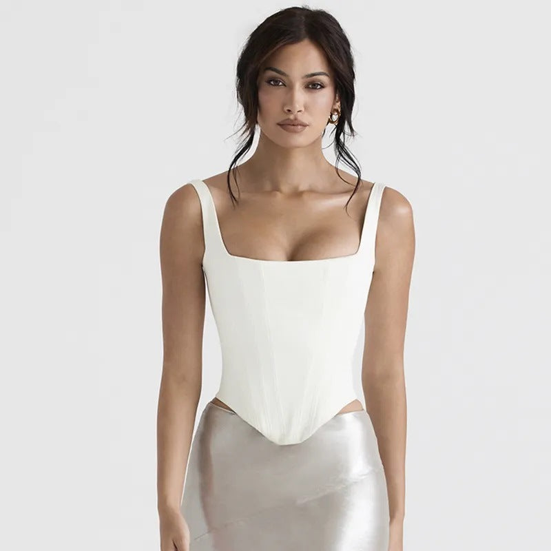 Lune London | Fairy Pink Satin Longline Corset