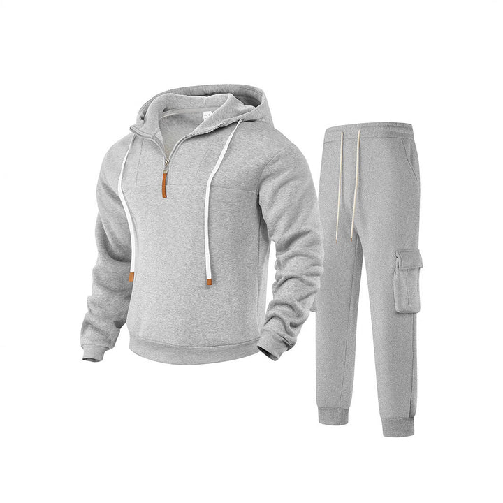 Men's Sporty Tracksuit with Modern Zipper and Practical Pockets Lune London