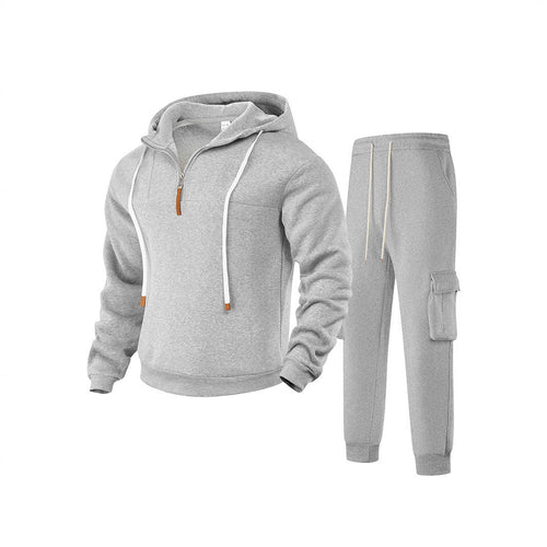 Men's Sporty Tracksuit with Modern Zipper and Practical Pockets Lune London