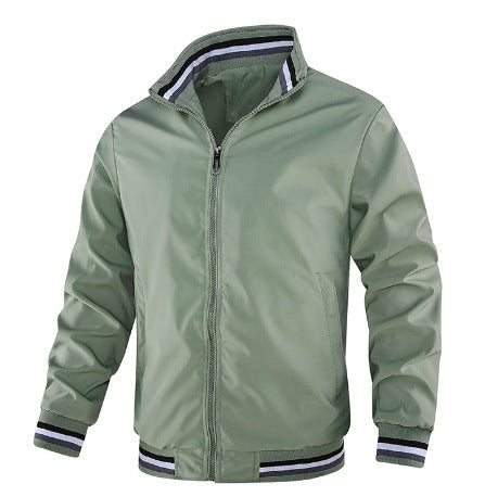 Sporty bomber jacket for men with contrasting cuffs Lune London