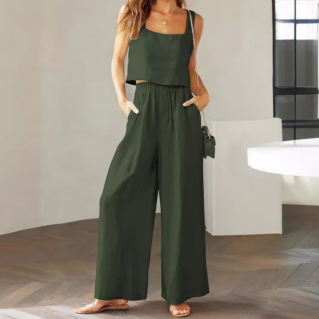 Casual outfit for women with wide legs and practical pockets Lune London