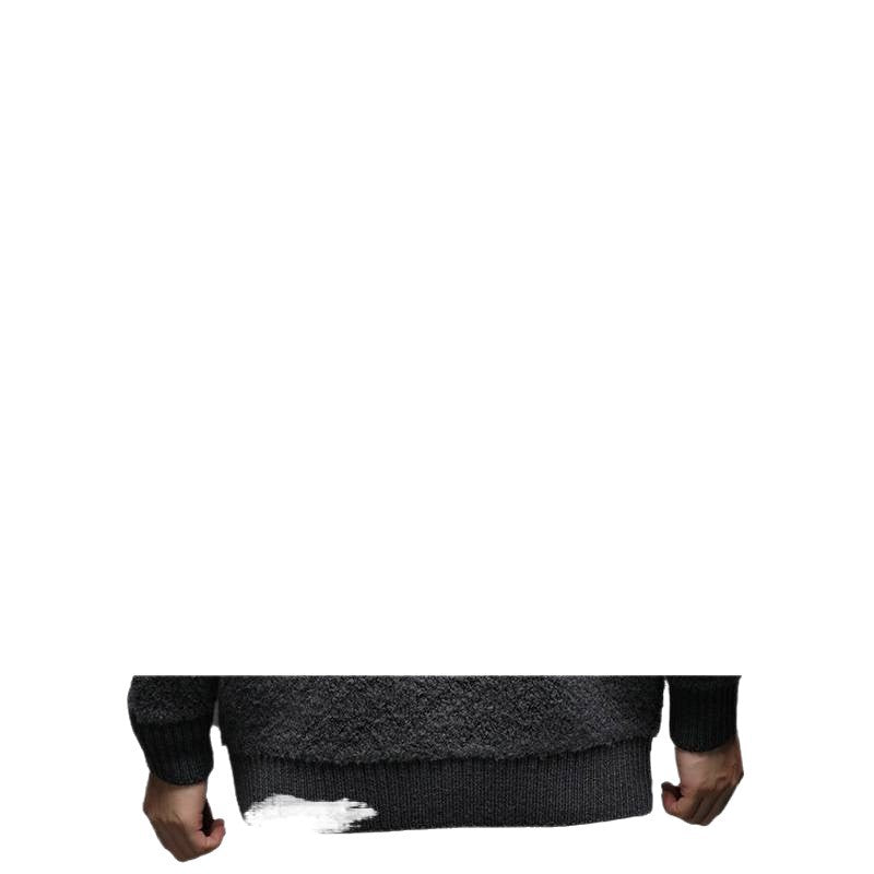 Men's sweater with textured surface and practical button closure Lune London