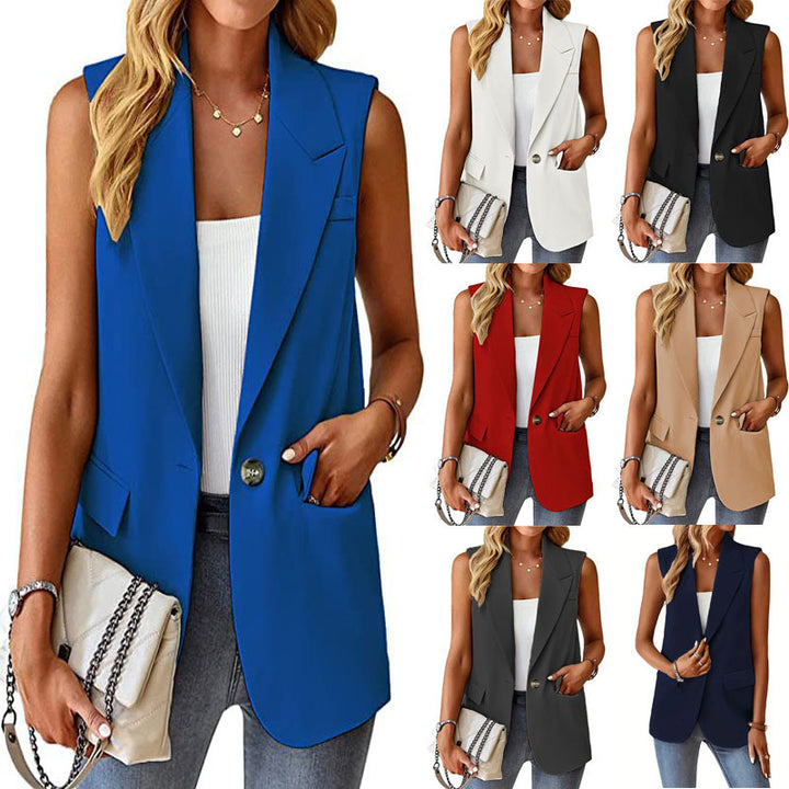 Women Chic Blazer Vest Lune London