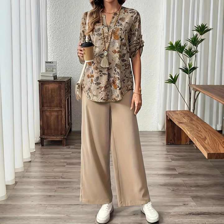Lune London floral pattern blouse shirt for women