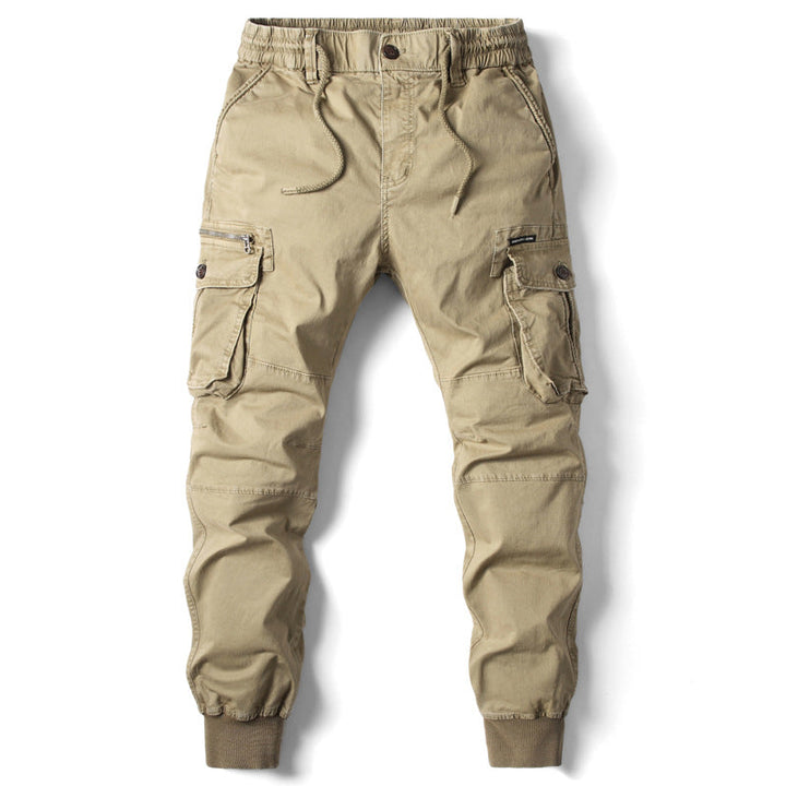 Men's Cargo Joggers with Adjustable Waistband and Practical Pockets Lune London