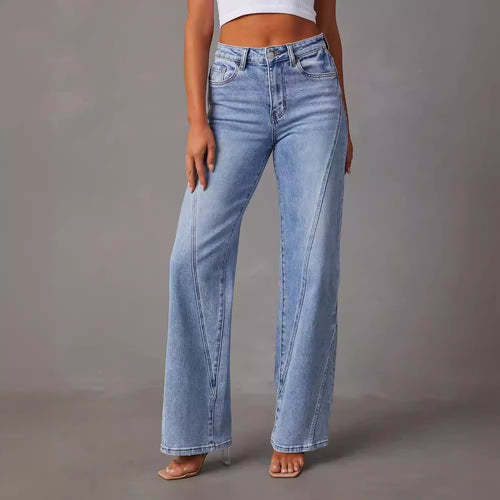 High-waisted flared jeans for women Lune London