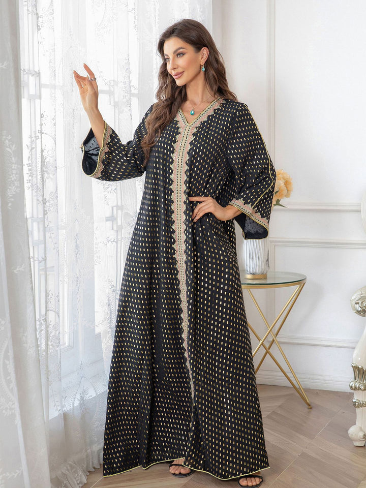 Kaftan dress for women with elegant lacing and a sleeveless design Lune London