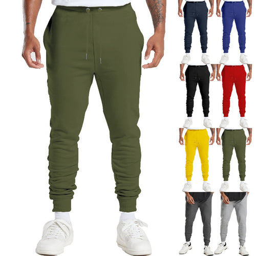 Men's sporty jogger pants with elastic waistband and practical pockets Lune London