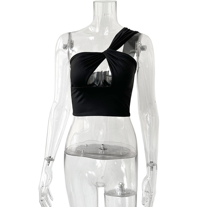 Women's Crop Top with Knot Details Lune London