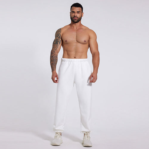 Comfortable jogging pants for men with elastic waistband and side pockets Lune London