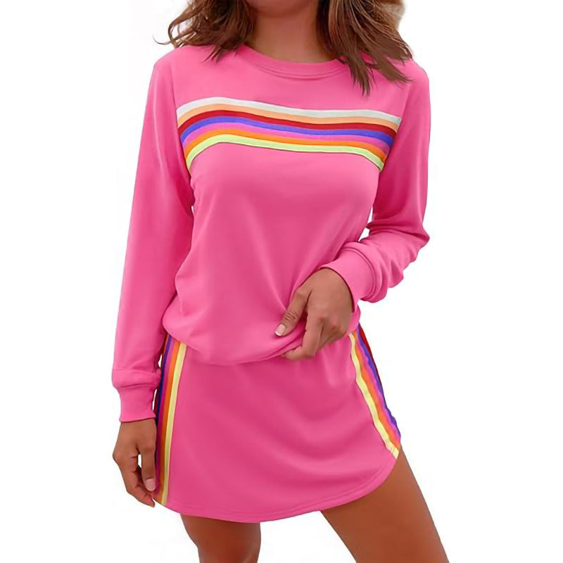Lune London Women's Sport Sweatshirt and Skirt Set