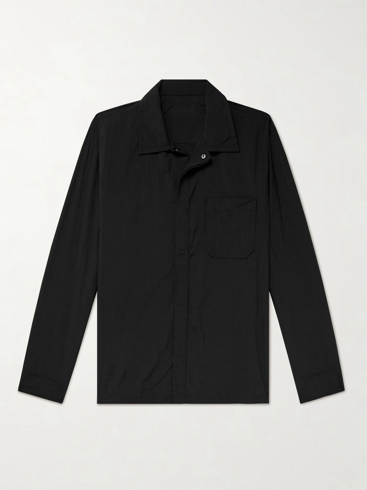 Casual long sleeve shirt jacket for men with a minimalistic design Lune London