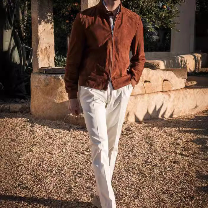 Luxurious suede jacket for men Lune London