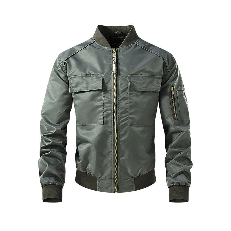 Lightweight and durable bomber jacket for men with Lune London technical details