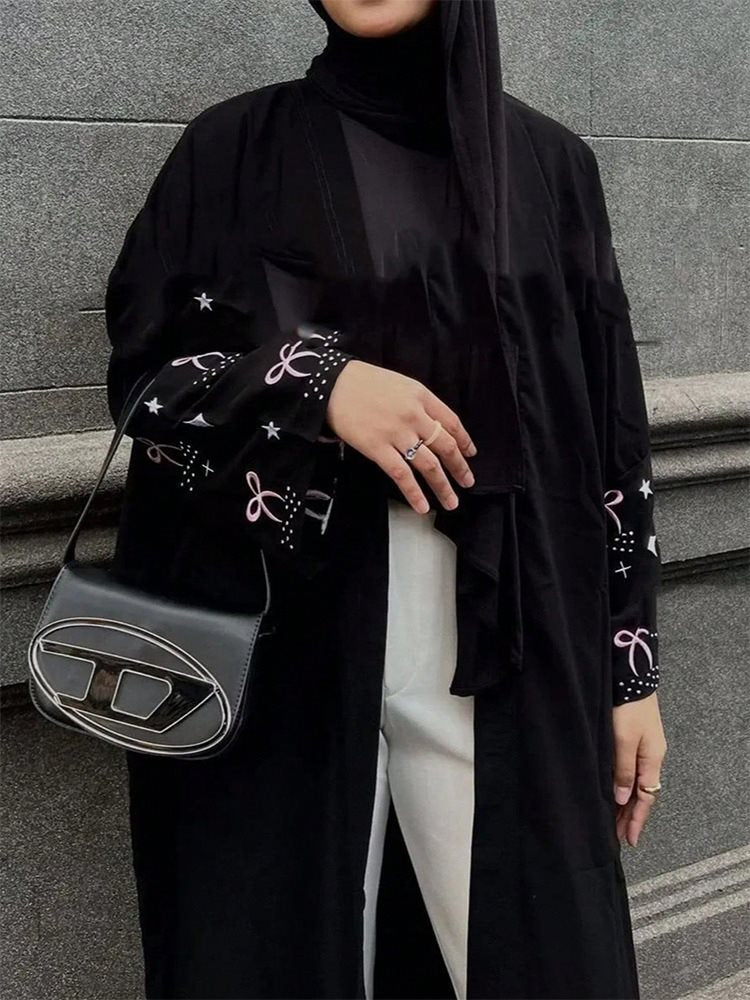 Ladies elegant Kimono-Cardigan with detailed sleeves Lune London