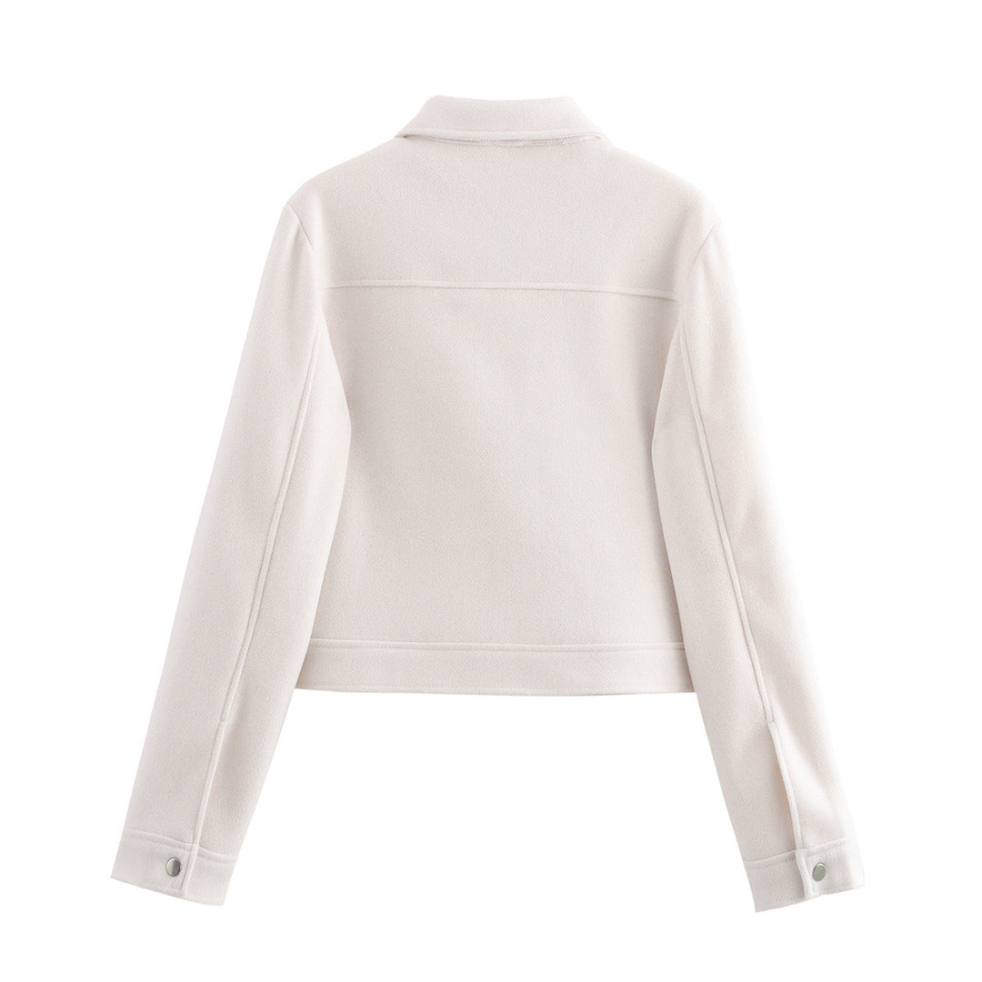 Women's down jacket with practical flap pockets Lune London
