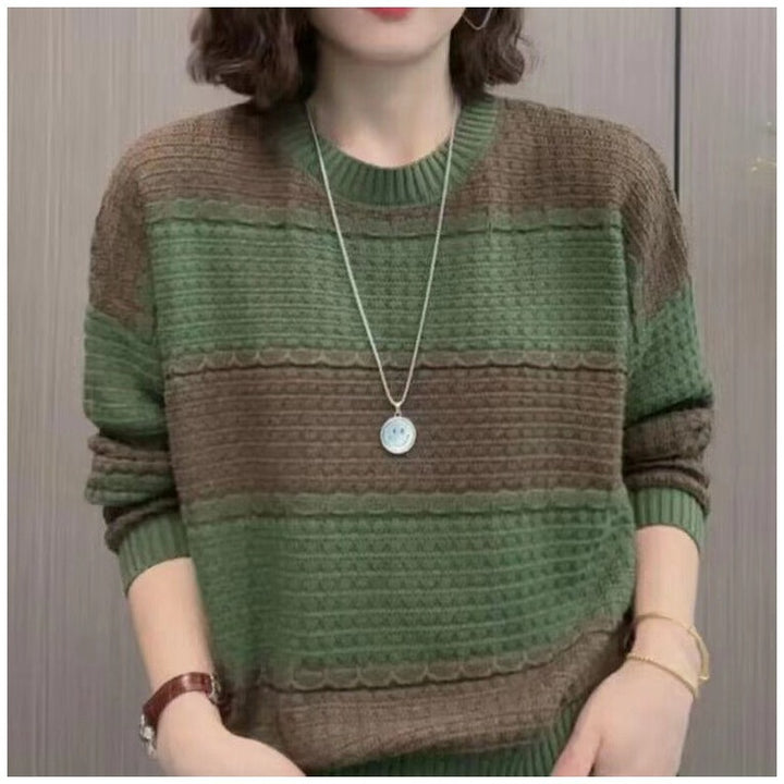 Pull en tricot pour femmes avec un design structuré et une coupe décontractée Lune London