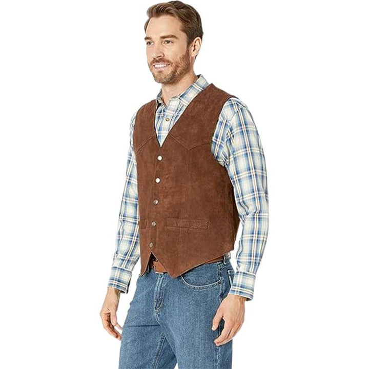 Elegant suede jacket for men with practical pockets and classic fit Lune London