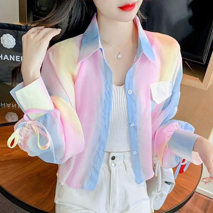 Blouse Transparente Femme avec Détails Innovants Chic & Stil