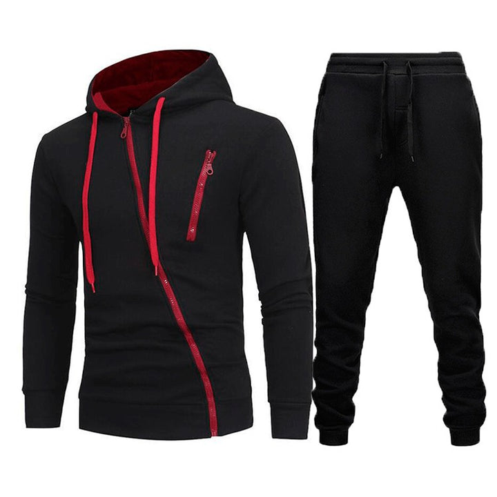 Functional jacket for men with asymmetrical zipper and sporty cut Lune London