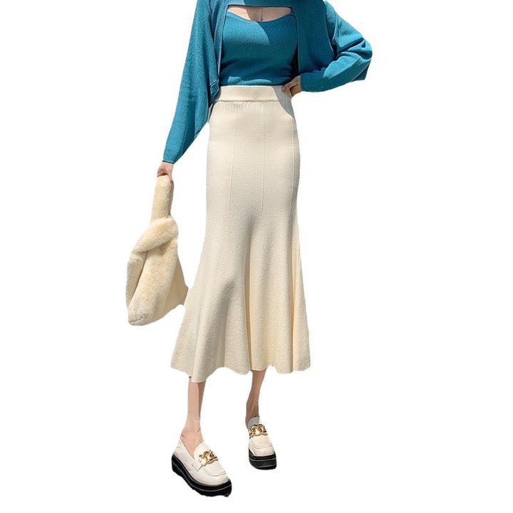 Ladies elegant wrap skirt with flared fashionable shape Lune London