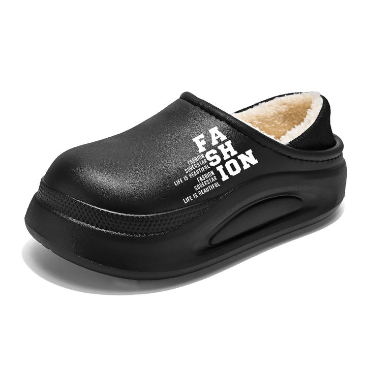 Ladies comfortable slippers with warm lining and non-slip sole Lune London