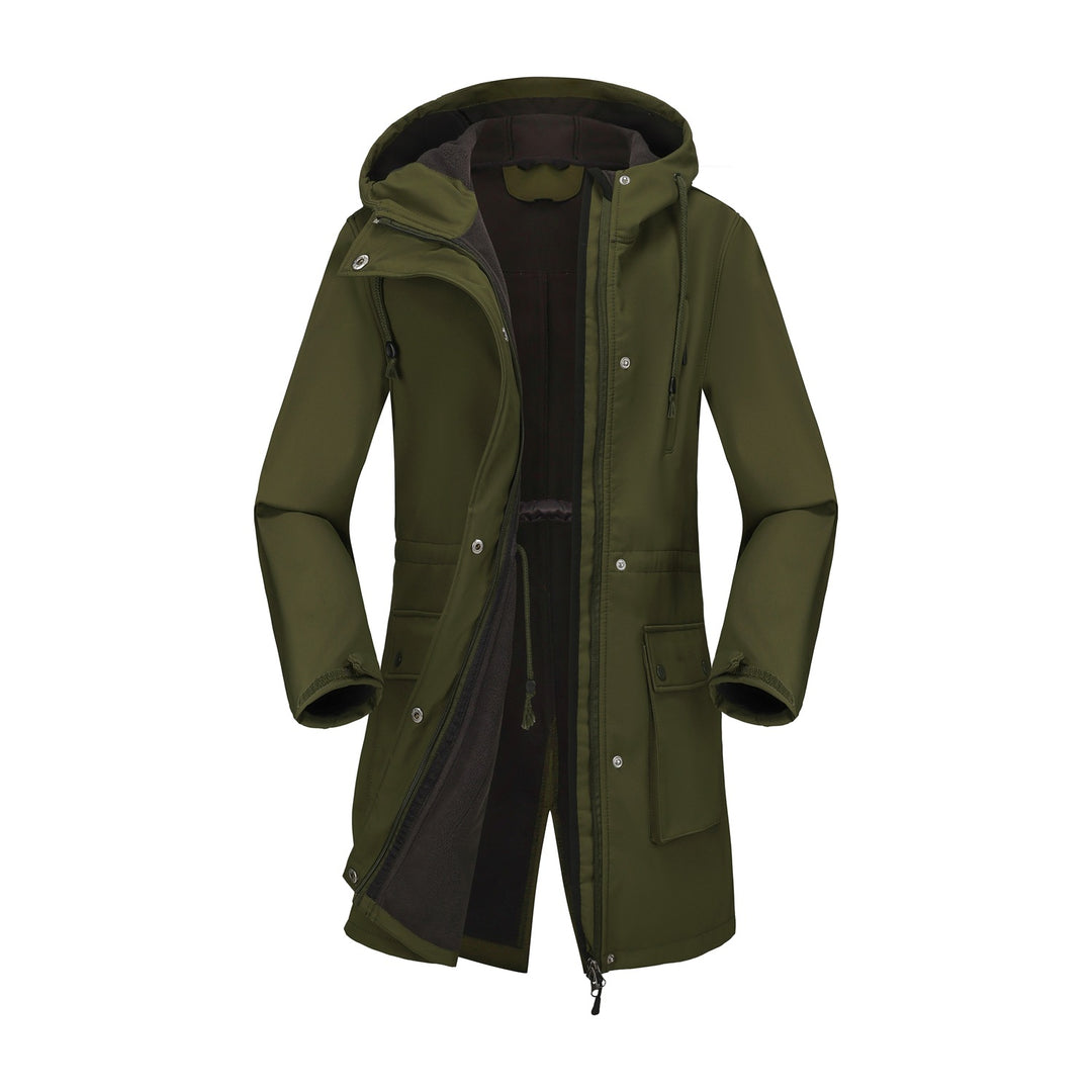 Functional outdoor jacket for women with adjustable drawstring waist and inner lining Lune London