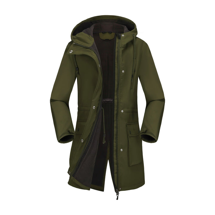 Functional outdoor jacket for women with adjustable drawstring waist and inner lining Lune London