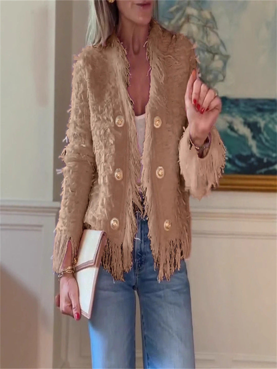 Trendy fringed jacket for women Lune London