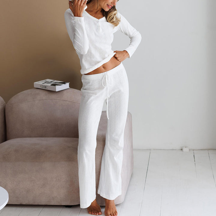Lune London casual long sleeve top and jogger set for women