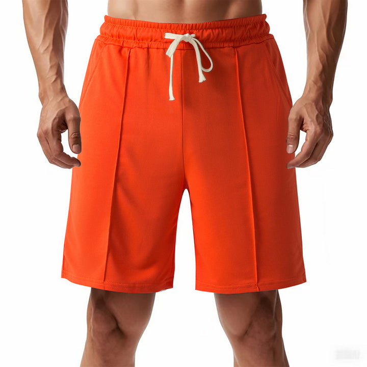 Comfortable sports shorts for men with elastic waistband and practical side pockets Lune London