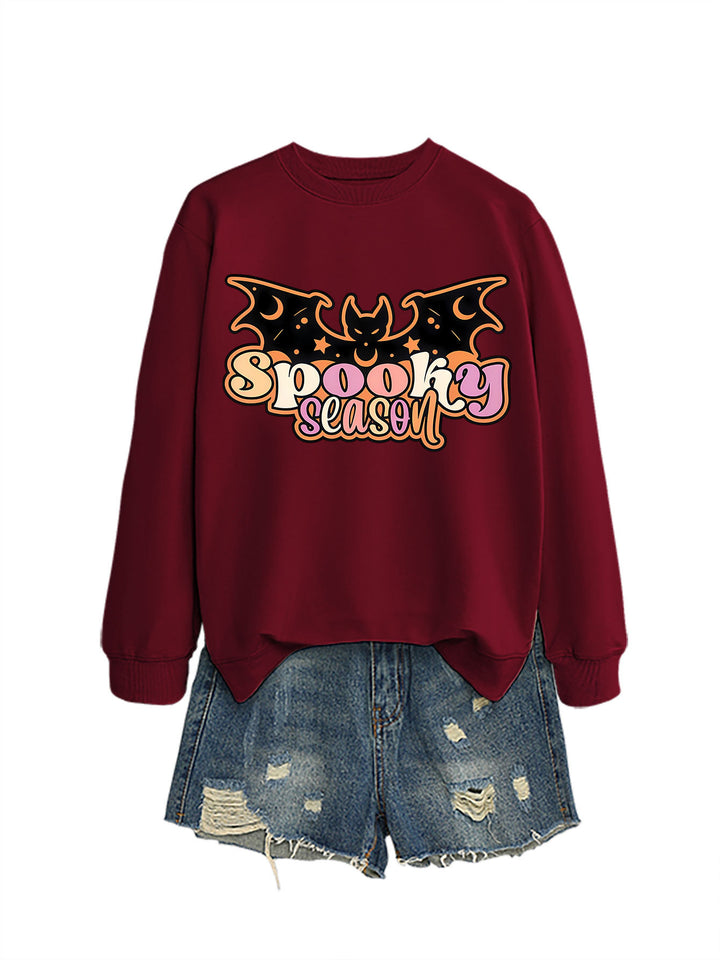 Sweatshirt pour femmes avec design créatif d'Halloween Chic & Stil