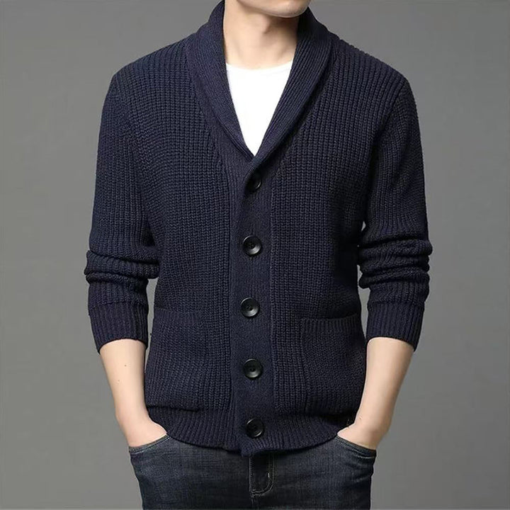 Men's mesh jacket with deep collar and practical pockets Lune London