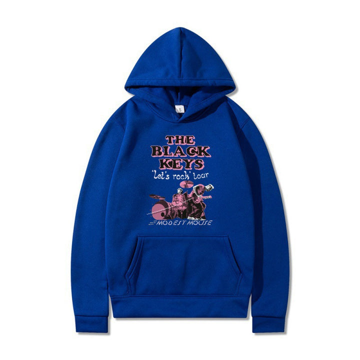 Women's hoodie with creative rock band design and comfortable fit Lune London