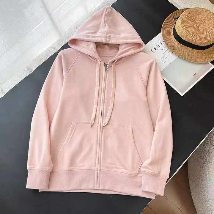 Veste à capuche structurée pour femmes avec zip intégral Chic & Stil