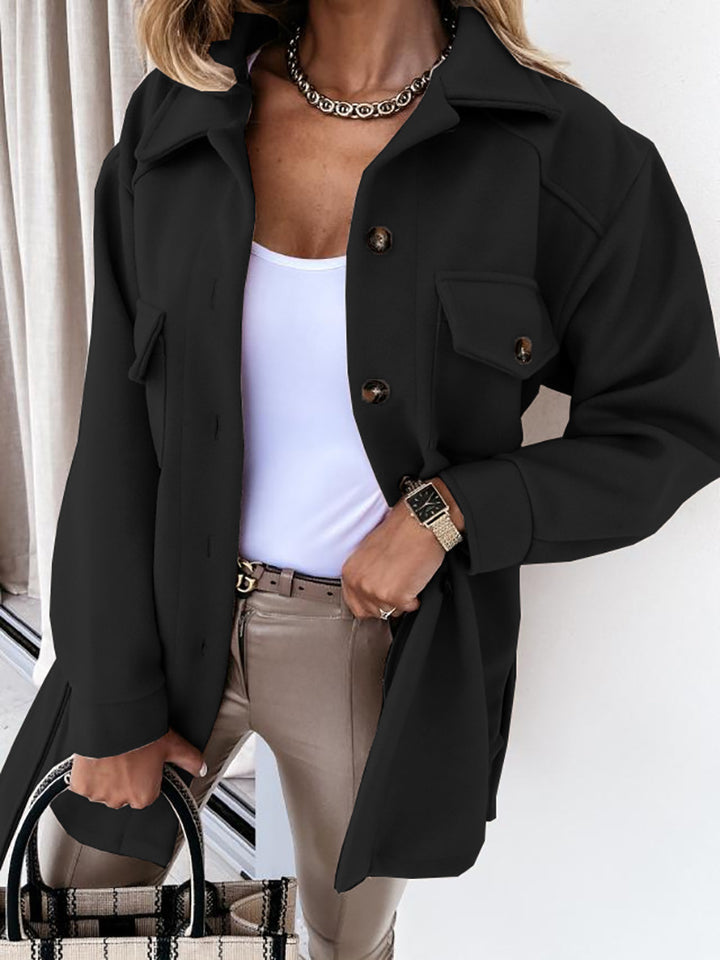 Utility jacket for women with a trendy belt and practical pockets Lune London