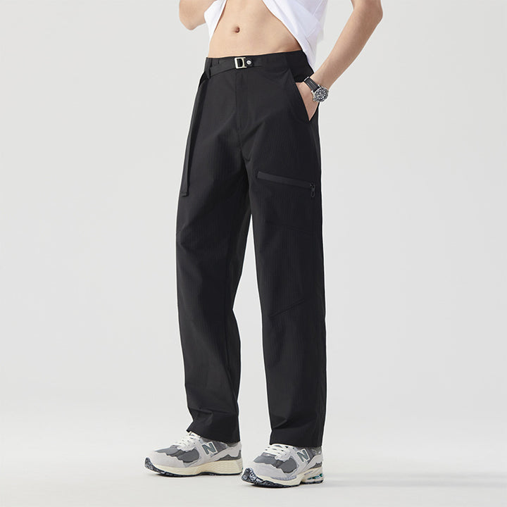 Functional leisure pants for men with practical zip pockets Lune London